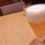 大かまど飯 寅福 - インスタ・フォロー画面でミニビール♫