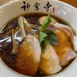 つけそば 神宮寺 - ■醤油らぁ麺味玉¥1,000