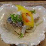 鮨 笹元 - 鯖の南蛮漬け