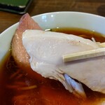 おだし香る自家製麺 弦乃月 - 鶏チャーシュー