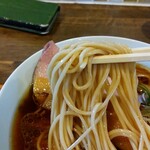 おだし香る自家製麺 弦乃月 - ストレート細麺