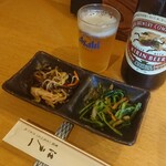 江戸一 - 瓶ビール (キリンラガー) 