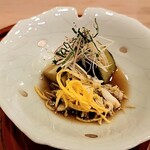 馬車道 大かわ - 賀茂ナスとワタリガニ