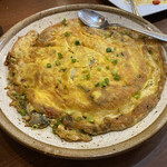 中国湖南料理 李湘潭 湘菜館 - 牡蠣の薄焼きオムレツ