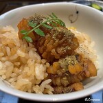 日本料理 旬菜和田 - 鱧のつけ焼と根曲り筍の炊込みごはん