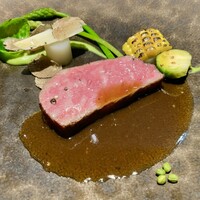 しまなみふれんち Murakami - 黒毛和牛のロースの炭火焼き 実山椒