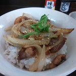 ラーメン飛天 - カルビ丼