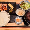 たくみ - 鮪頭肉漬け焼き定食ごはん中