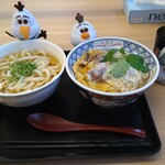 あさ山 - 料理写真:天ぷら食えよ!と突っ込まれるセット（仮名）