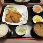 Ri fuku - ひれかつ定食(1280円)