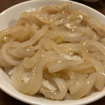 旅荘 みなと - イカソーメンぶっかけご飯