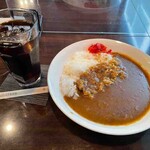 Dan - 朝カレー、アイスコーヒー