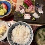 Kappou Masumi - お刺身定食1400円