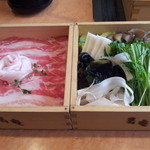 黒豚料理 寿庵 - しゃぶしゃぶの豚肉