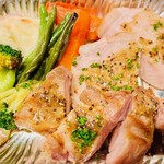 ビストロ ハムサ - 季節のお野菜withさつきポークのグリル２種盛り