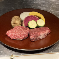 名駅 鉄板焼き 森本Ｘ Premium - 本日の食材