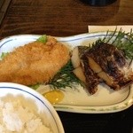 大八 - チキンカツと鰆の薄醤油焼き