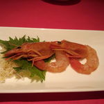 中国料理 瑞兆 - 赤海老の紹興酒漬け