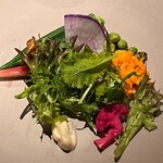 薪焼 銀座おのでら - 畝田さんからのお野菜