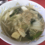 天龍 - 野菜スープ／400円