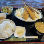 いずみや - 料理写真:お魚ランチ アジフライ950円♪