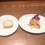 カッフェ・クラシカ - パンとトリッパのサラダ仕立て