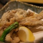 海の神山の神 - 別添えでつくあゆの骨のから揚げ