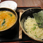 塩らー麺 本丸亭 - 夏季限定スタミナ塩つけ麺950円