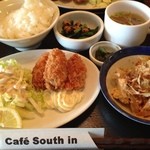 サウスイン - カキフライランチ￥７００
久しぶりの
カフェめし(=^x^=)