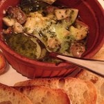 クスクス ルージール - ツブ貝とマッシュルームのエスカルゴソース