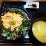 鶴亀 - 炙サーモン丼 800円