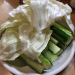 まんとく - お通し　野菜　　250円