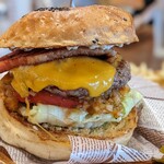 Jack37Burger - バリネスベーコンチーズバーガー  1600円