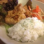 Lazo -organic cafe&Bar- - 大豆ミートの生姜焼き