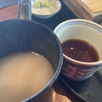 紗羅餐 - 蕎麦湯とそばつゆ