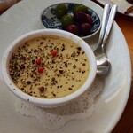 ビストロ マキムシ - 白レバームース800円税抜（パン付き