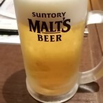 西安餃子 - 間違えて持ってきたビールもいただきましたが～。サービスなし。