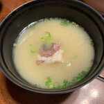ホテル竜宮 - 鯛のお味噌汁