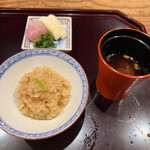 日本料理 とくを - 鯛ご飯＆赤だし