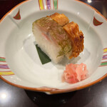 日本料理 とくを - 鯖と穴子の寿司