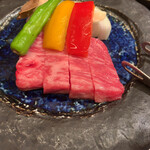 こうの湯 - 台物：熊本黒毛和牛鍬（くわ）焼き