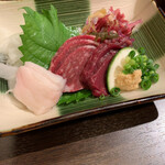 こうの湯 - 造里：熊本特選馬刺し