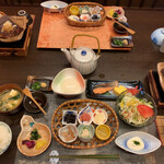 こうの湯 - 朝食全景