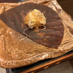 こうの湯 - 朝食の朴葉味噌