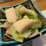 寿司処鮨金 - ホタテ入り野菜炒め