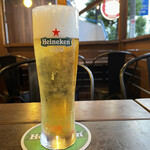 エーエス クラシックス ダイナー - 『Wベーコンチーズバーガー¥1,850』 『ハイネケン¥660』