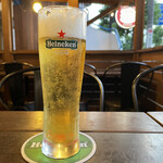 エーエス クラシックス ダイナー - 『Wベーコンチーズバーガー¥1,850』 『ハイネケン¥660』