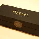BVLGARI OSAKA CAFÉ - ブルガリらしい黒い箱　ジュエリーボックスを模しているらしい