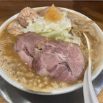 麺場 力皇 - 力皇らーめん 880円＋煮玉子 100円＋つくね2個 150円