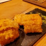 京都肉×青果サワー 京 - トウモロコシの天ぷら